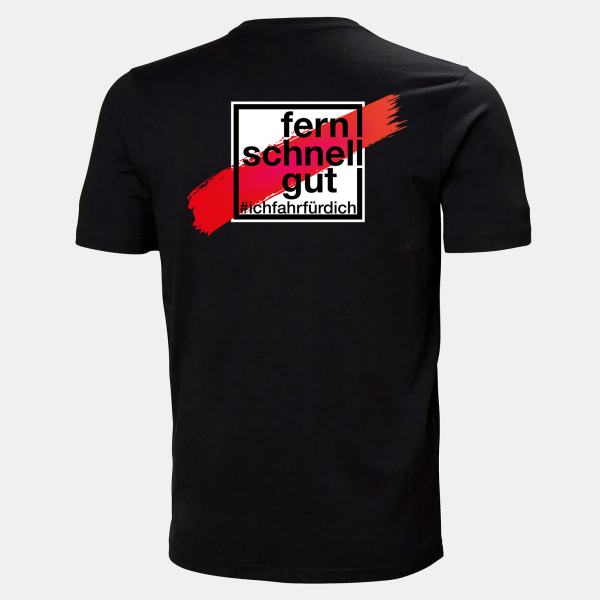 T-Shirt Classic - unisex - Rückseite fern schnell gut