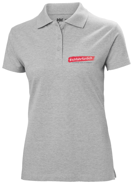 Poloshirt Classic Damen - Grau
